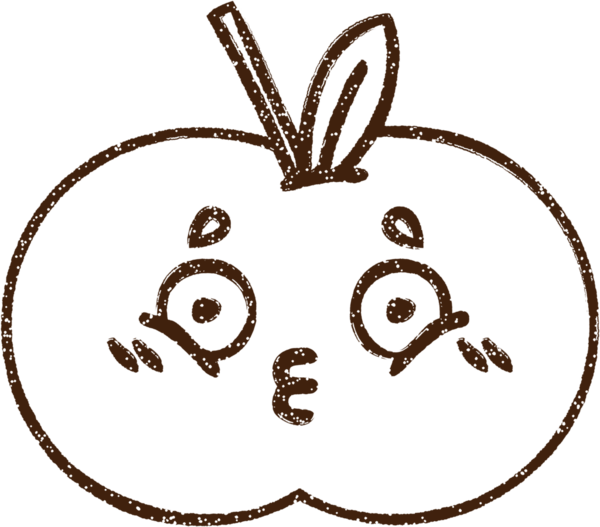 Elma Kömürü Bir insan tarafından çizilmiş