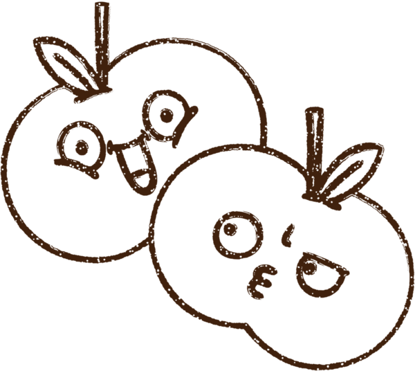 Elma Kömürü Bir insan tarafından çizilmiş