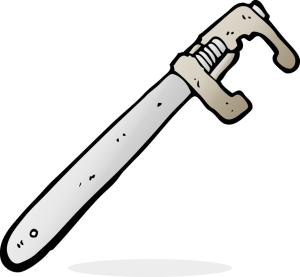 bir insan tarafından çizilmiş ayarlanabilir karikatür anahtarı