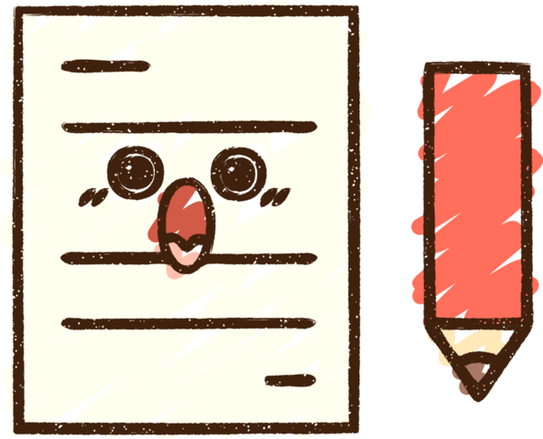 Bir insan tarafından çizilen Önemli Belge Tebeşiri