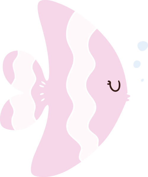 Bir insan tarafından çizilmiş garip bir karikatür balığı.