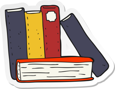 Bir insan tarafından çizilmiş çizgi roman çıkartması.