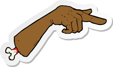 Bir insan tarafından çizilmiş bir çizgi filmin çıkartması.