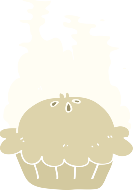 Bir insan tarafından çizilen turtanın düz renk çizimi