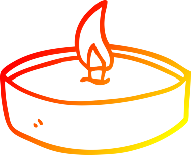 Bir insan tarafından çizilmiş karikatür deniz mavisi ışığının sıcak gradyan çizimi