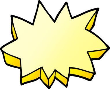 bir insan tarafından çizilmiş karikatür dekoratif patlama