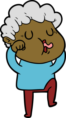 Bir insan tarafından çizilmiş çizgi film şarkıcısı.