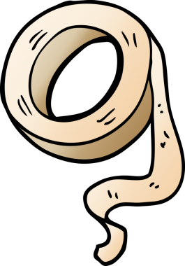 Bir insan tarafından çizilmiş karalama bandı.