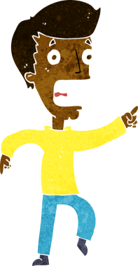 Bir insan tarafından çizilmiş karikatür.