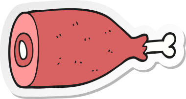 Bir insan tarafından çizilmiş bir karikatür etiydi.