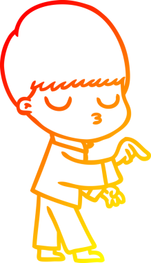 İnsan tarafından çizilmiş bir çizgi film karakteri çizimi.