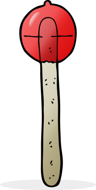 bir insan tarafından çizilmiş çizgi film lolipopu