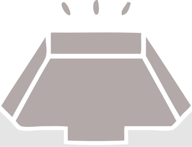 Bir insan tarafından çizilen bir kutunun düz renk retro karikatürü