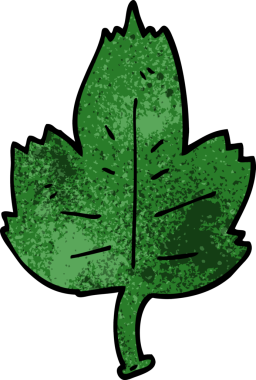 Bir insan tarafından çizilmiş karalama yaprağı.