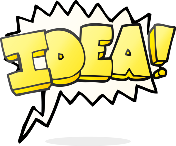 Bir insan tarafından çizilmiş serbest konuşma balonu fikir sembolü