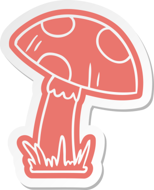 Bir insan tarafından çizilmiş bir kurbağa dışkısının karikatür etiketi.