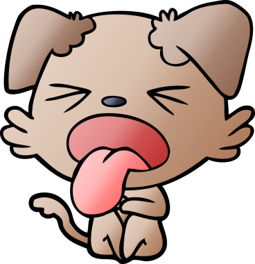 Bir insan tarafından çizilmiş iğrenç bir köpek.