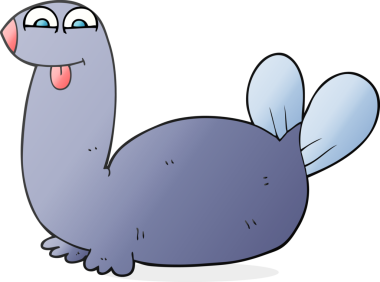 Bir insan tarafından çizilmiş serbest karikatür mührü