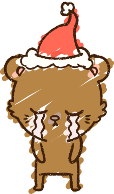 Ağlayan Ayı Tebeşiri Bir insan tarafından çizilmiş