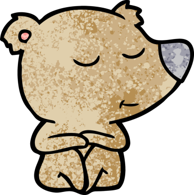 Bir insan tarafından çizilmiş bir çizgi film karakteri.