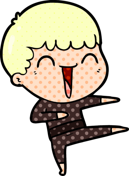 Bir insan tarafından çizilmiş mutlu bir adam.