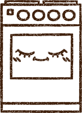 Bir insan tarafından çizilmiş fırın kömürü.