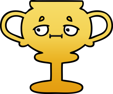 Bir insan tarafından çizilmiş bir kupanın gölgelenmiş karikatürü