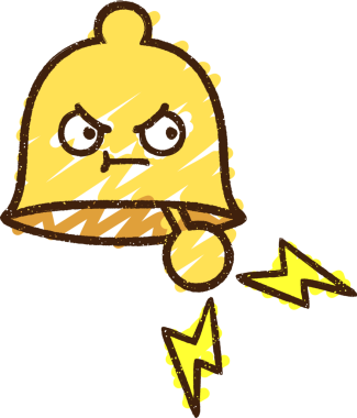 Çalan Zil Tebeşiri Bir insan tarafından çizilmiş