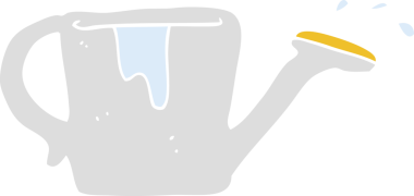 Bir insan tarafından çizilen düz renk çizimi