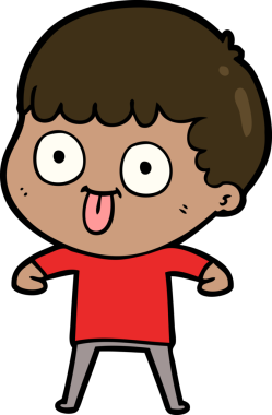 Bir insan tarafından çizilmiş çizgi film adamı.