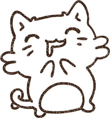 Sevimli Kedi Kömürü Bir insan tarafından çizilmiş