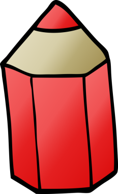 Bir insan tarafından çizilmiş karalama renkli kalem.