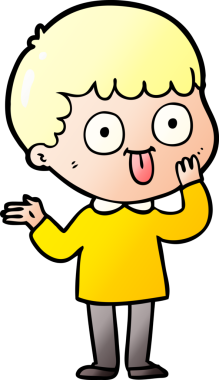 Bir insan tarafından çizilmiş çizgi film adamı.