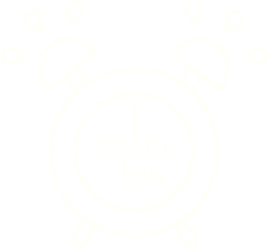 Bir insan tarafından çizilen Çalan Alarmlı Saat Tebeşiri