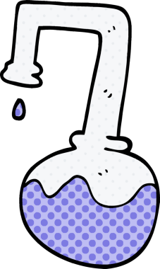 bir insan tarafından çizilmiş karalama bilim deneyi.