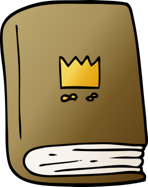 Bir insan tarafından çizilmiş karalama günlüğü kitabı.