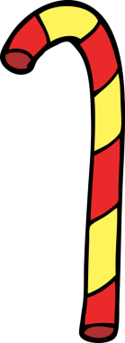 Bir insan tarafından çizilmiş karalama şeker kamışı.