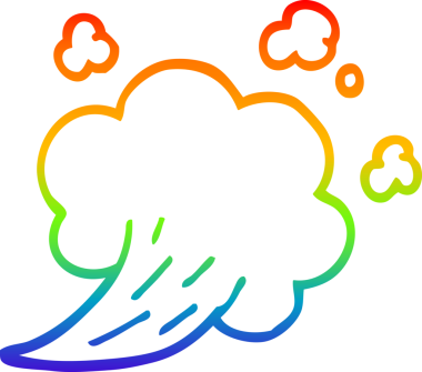 gökkuşağı gradyan çizgi çizimi bir insan tarafından çizilmiş bir çizgi ifade kabarcığı