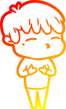 Bir insan tarafından çizilmiş karikatür çizimi.