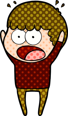 Bir insan tarafından çizilmiş bir karikatür.