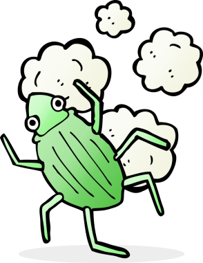 bir insan tarafından çizilmiş çizgi film hatası