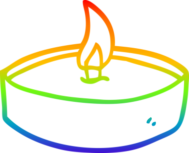 gökkuşağı gradyan çizgi çizimi bir insan tarafından çizilmiş deniz mavisi ışığı