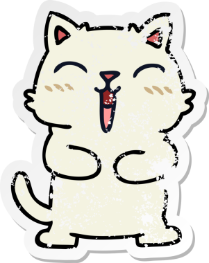 Bir insan tarafından çizilmiş garip bir el çiziminin sıkıntılı çıkartması.