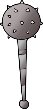 bir insan tarafından çizilmiş ortaçağ biber gazı çizgi filmi