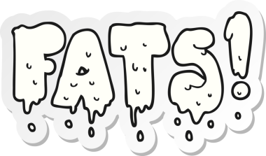 Çizgi filmin çıkartması bir insan tarafından çizilmiş sözcük metnini şişmanlatıyor