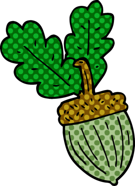 Bir insan tarafından çizilmiş karikatür palamudu.