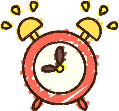 Bir insan tarafından çizilen Çalan Alarm Tebeşiri