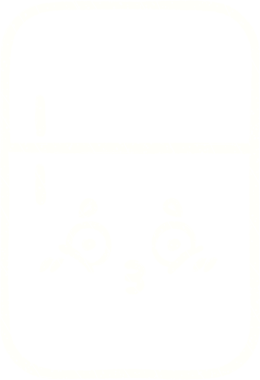 Bir insan tarafından çizilmiş buzdolabı tebeşiri