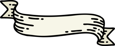 bir insan tarafından çizilmiş geleneksel bir pankart dövmesi