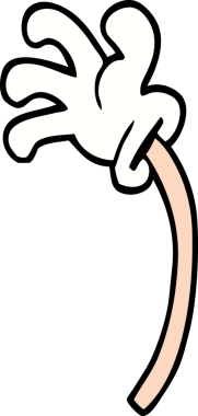 Bir insan tarafından çizilmiş karalama el hareketleri.